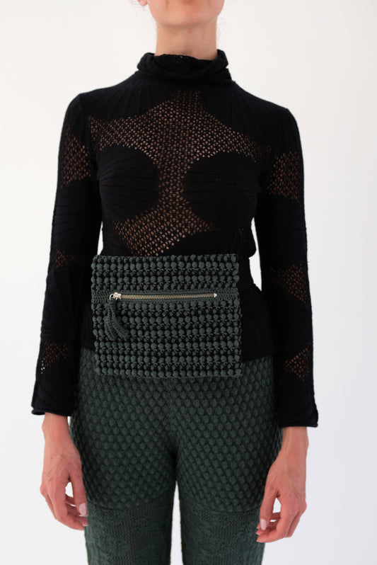 Beklina Jack Crochet Tie Belt Bag