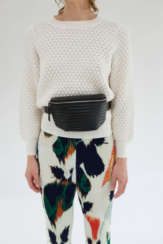 Beklina Ribbed Belt Bag