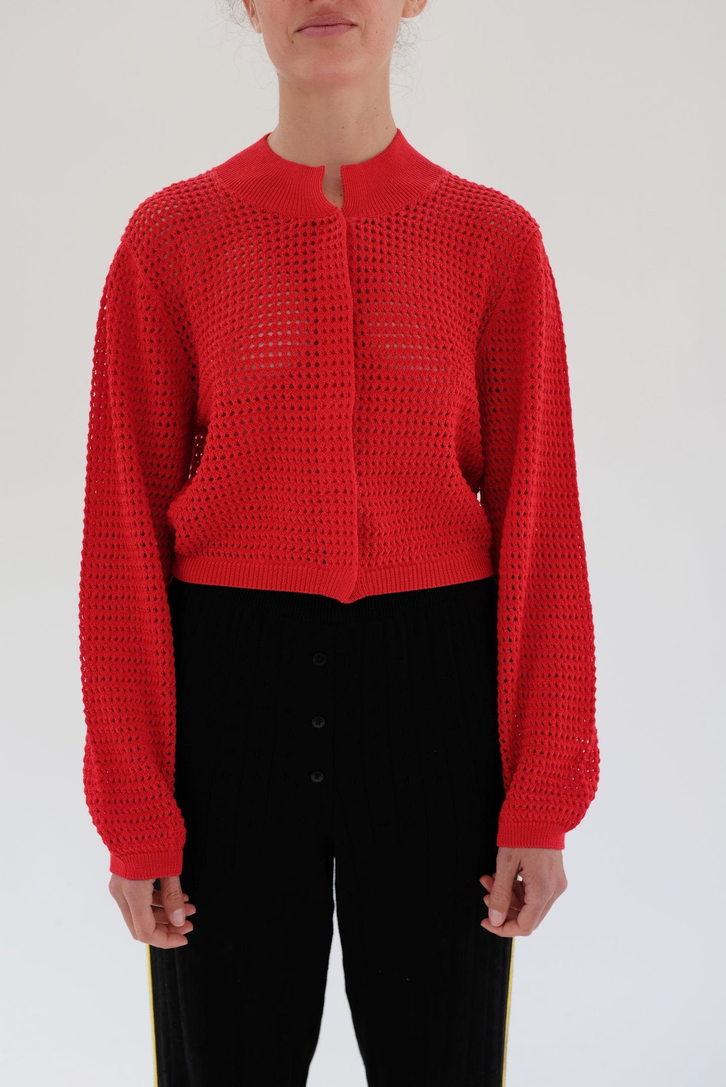 Beklina Fallegur Cardigan Red Geranium