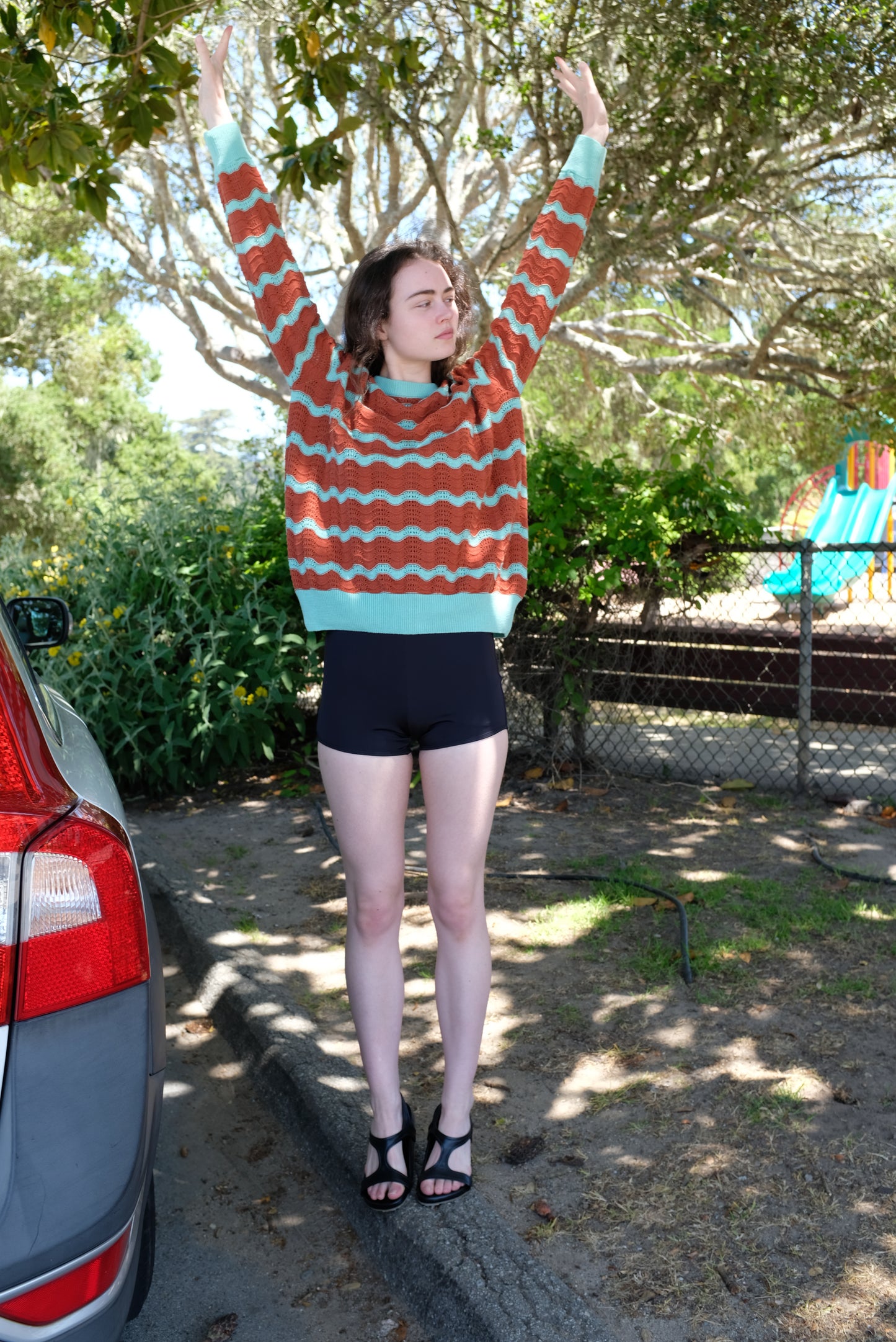 Beklina Tie Swimsuit Black Italian Lycra