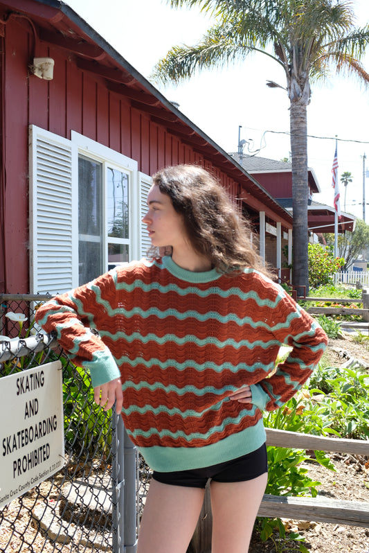 Beklina Angata Oversized Cotton Crew Siena