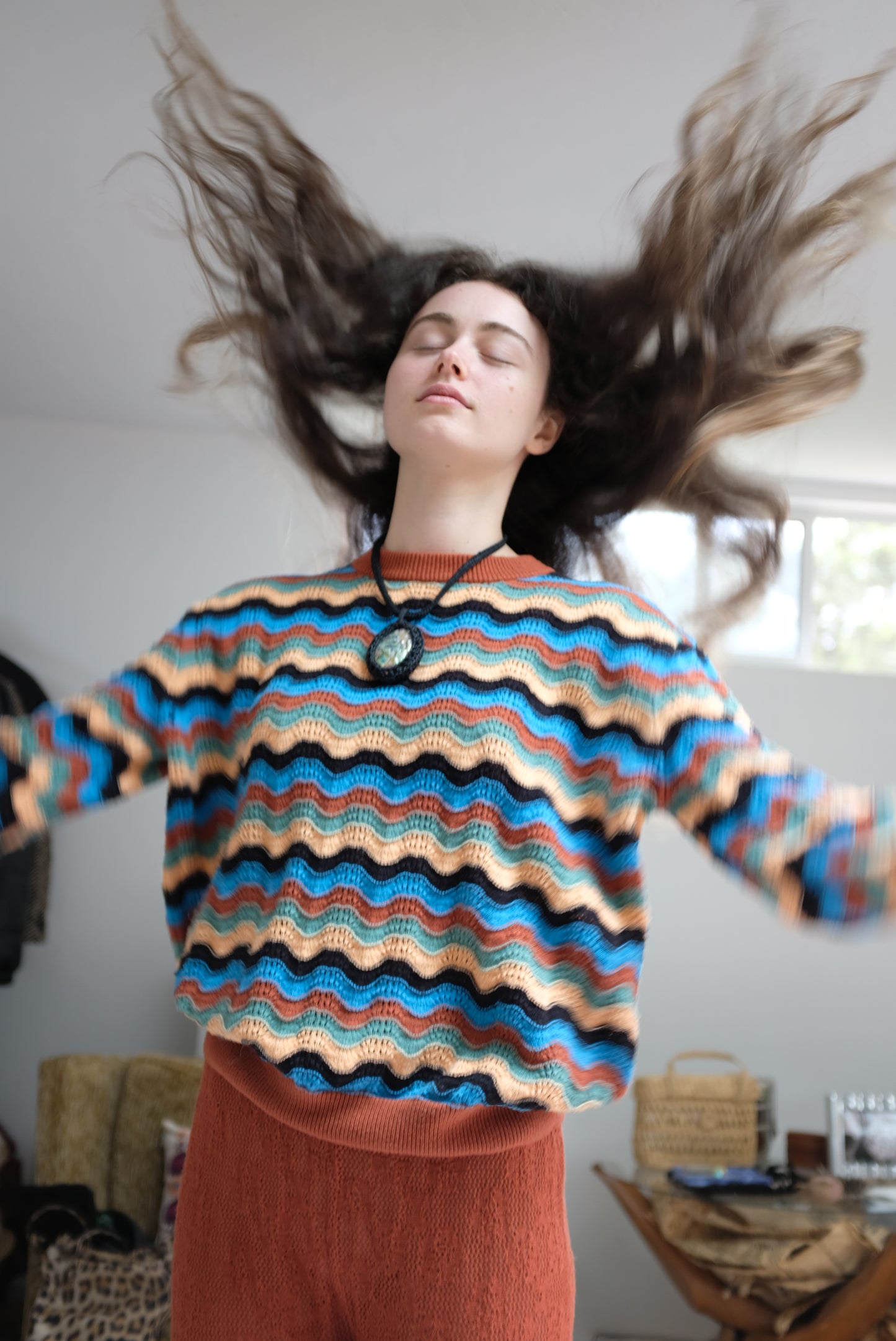 Beklina Angata Oversized Cotton Crew Tutto