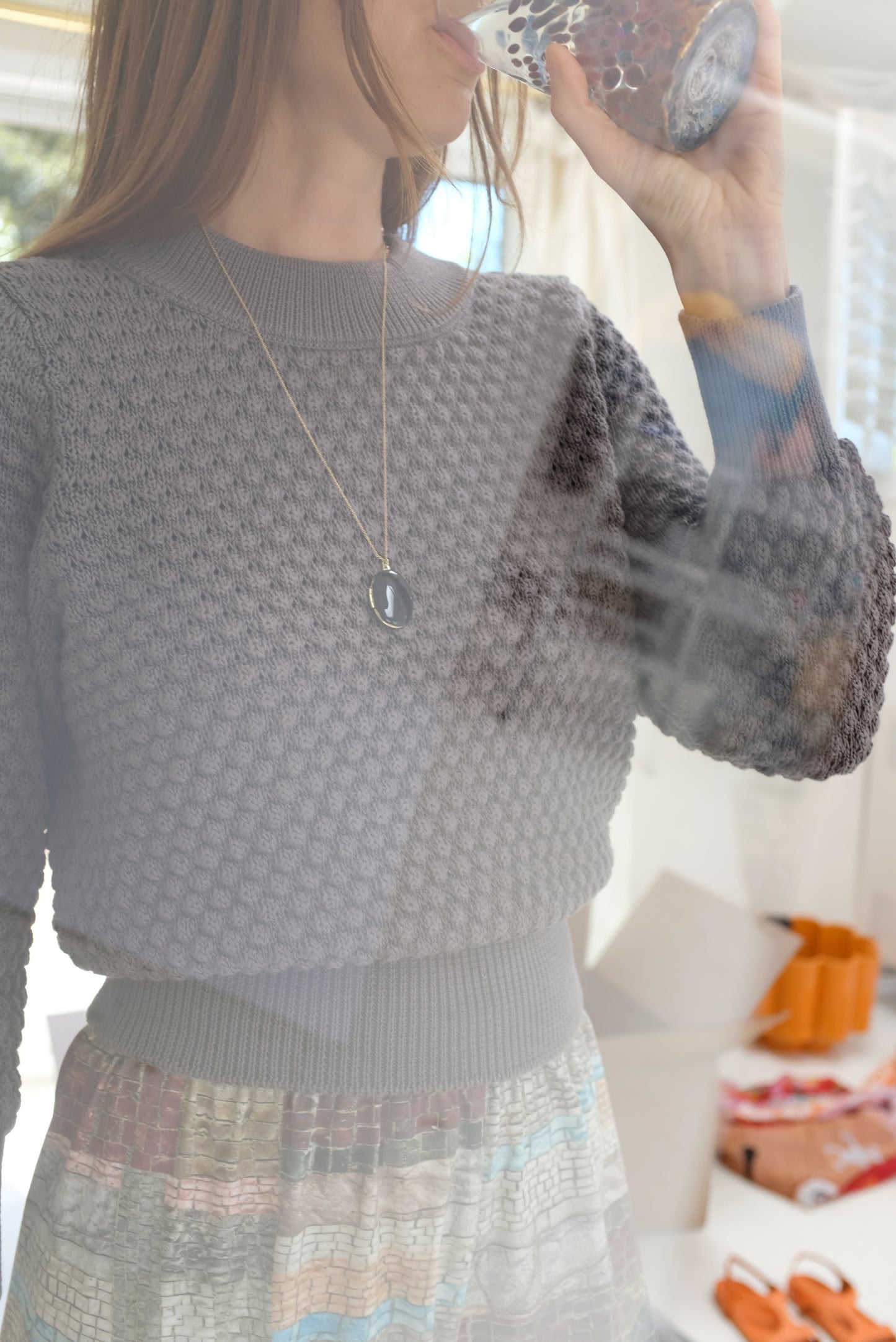 Beklina Mar Monte Sweater Lava