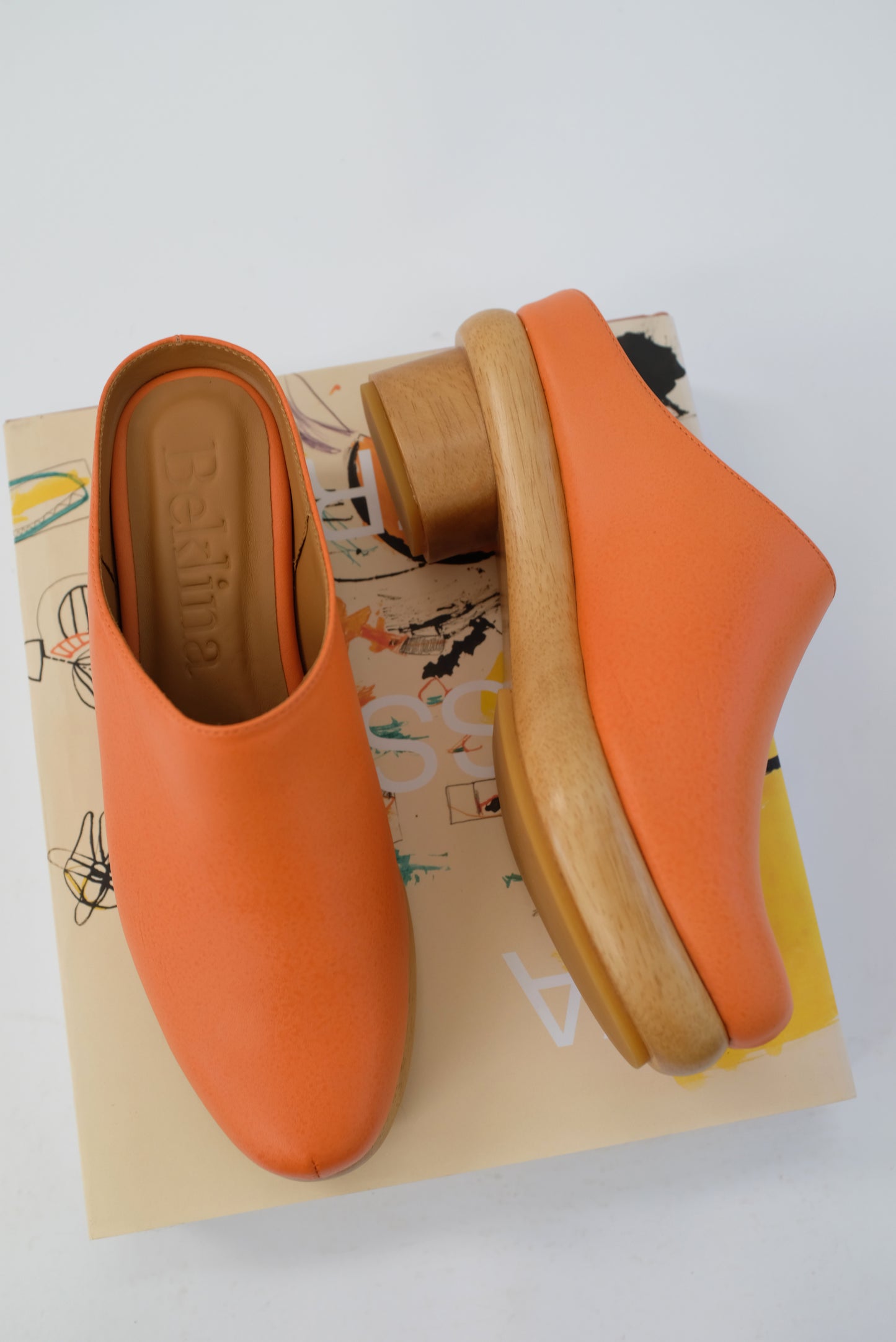 Beklina Low Sedia Clog Persimmon