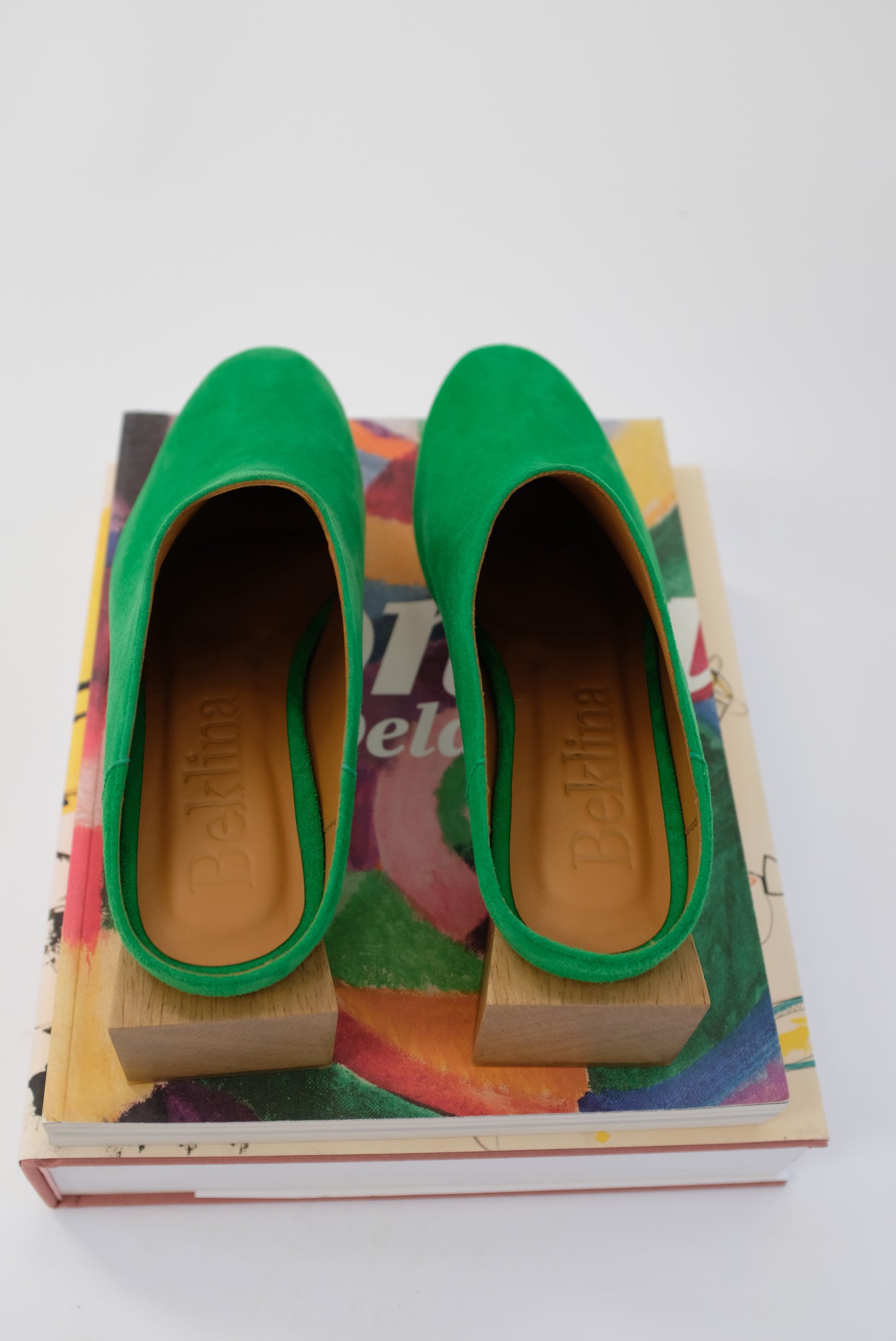 Beklina Matisse Platform Mules Citrus