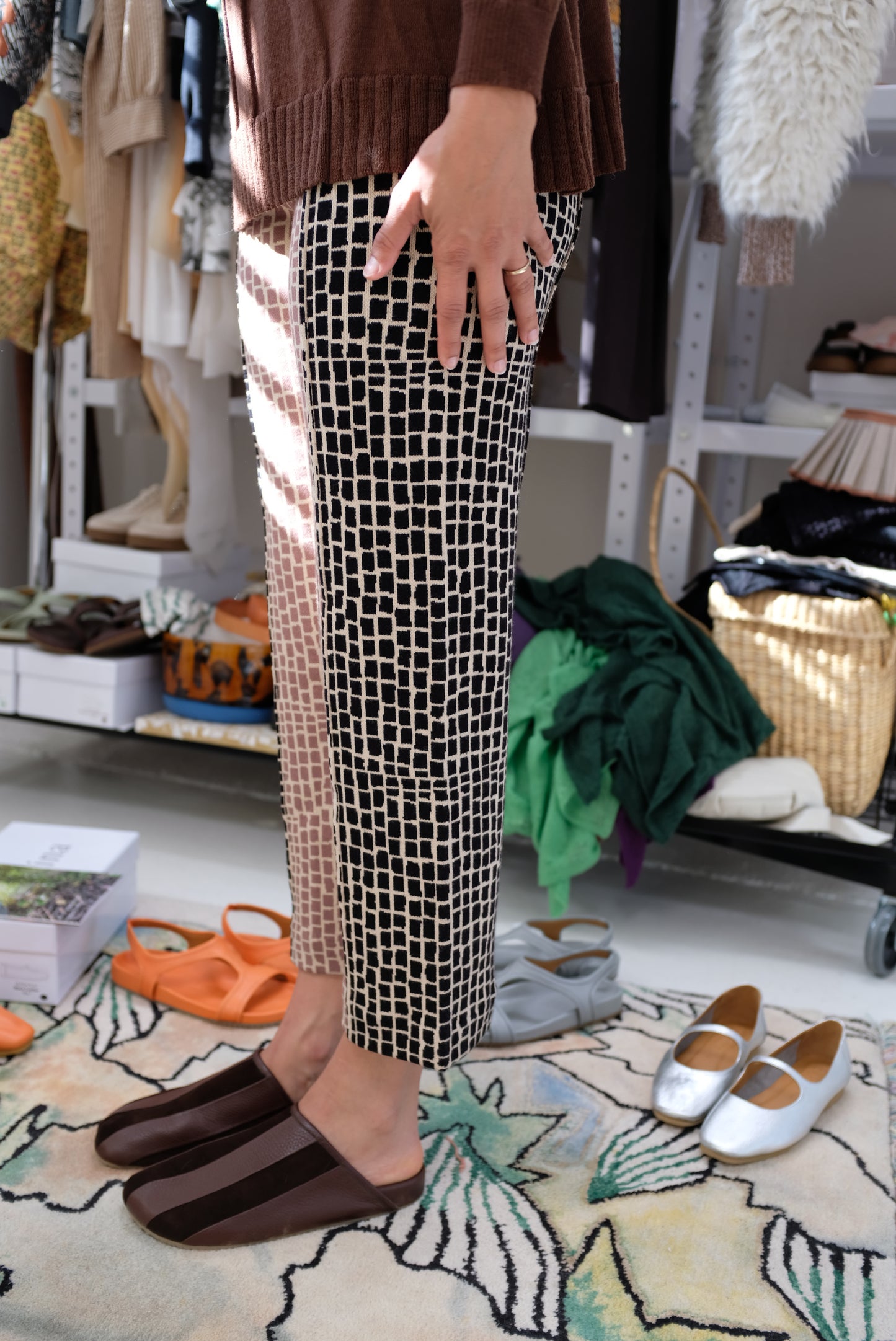 Beklina Knit Tile Trousers