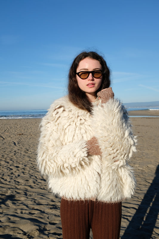 Beklina Fern Cardigan Ivory