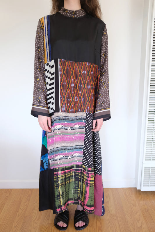 Bettina Bakdal Mandarin Collar Dress