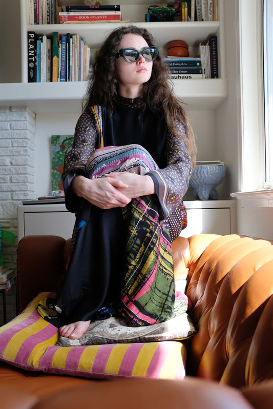 Bettina Bakdal Mandarin Collar Dress