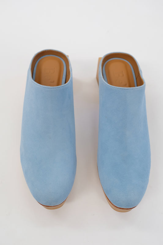 Beklina Matisse Platform Mules Hydrangea