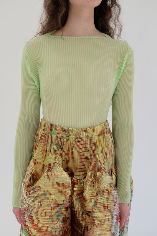 Julia Heuer Lee Top Lime Green