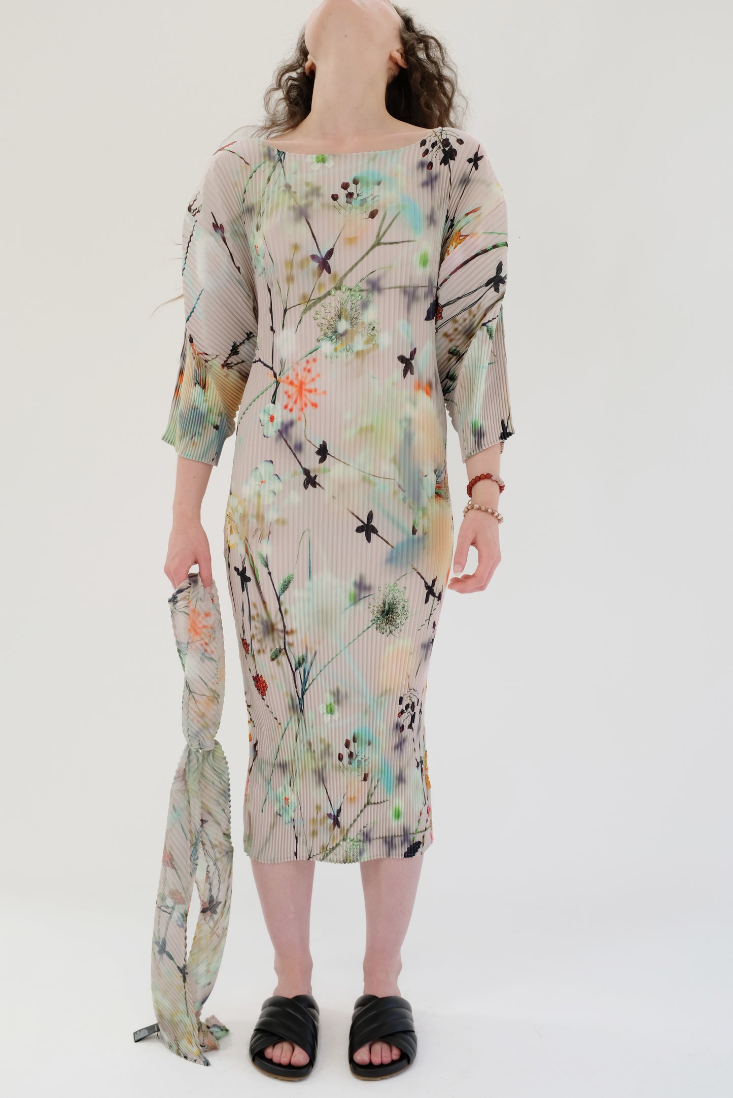 Julia Heuer Leila Pleated Dress Frances