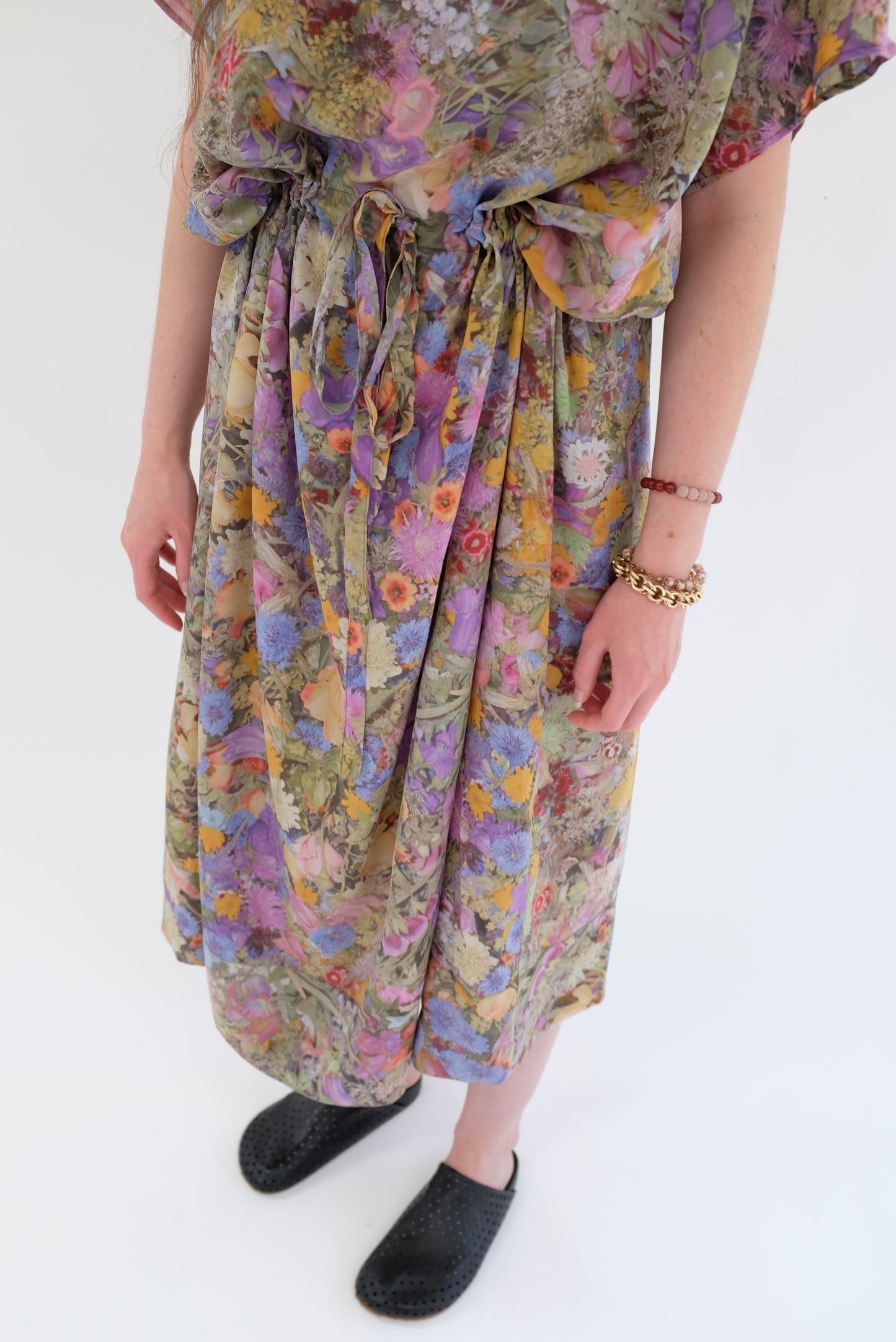 Beklina Gubi Mules Perforated Black