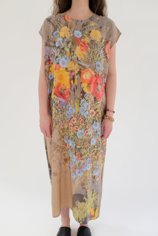 Anntian Simple Dress Print F