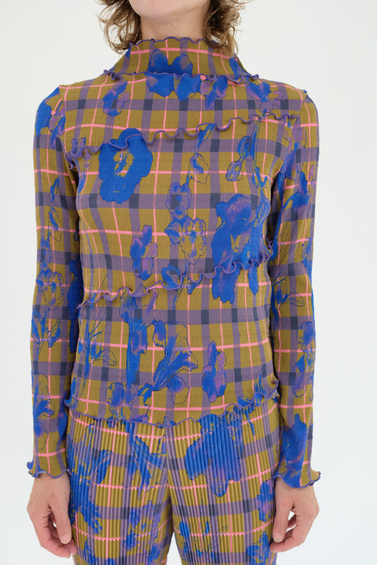 Julia Heuer Karl Smock Pleated Top Malik
