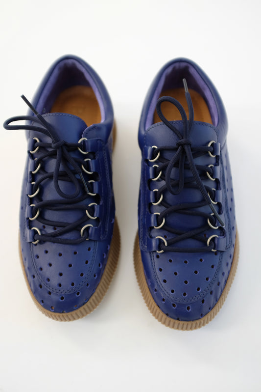 Beklina Pensionata Perforated Lace Up Lapis