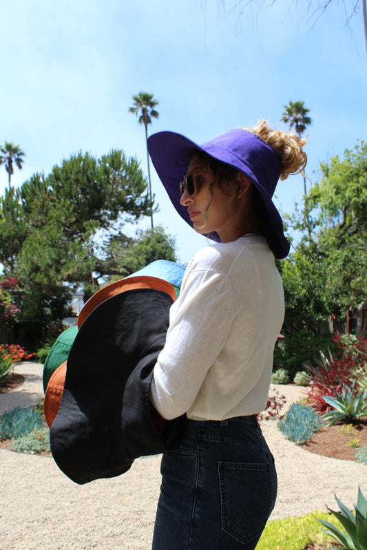 Lina Rennell Topless Wide Hat