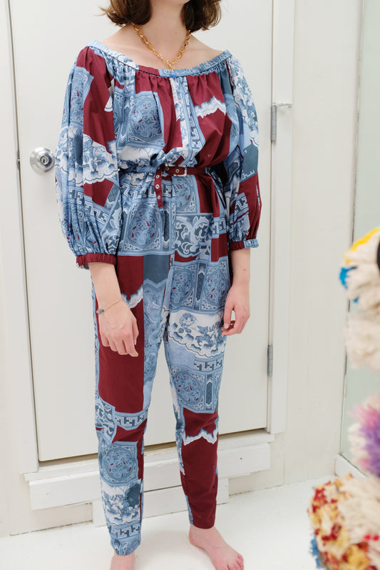 Rachel Comey Solin Jumpsuit Bordeaux