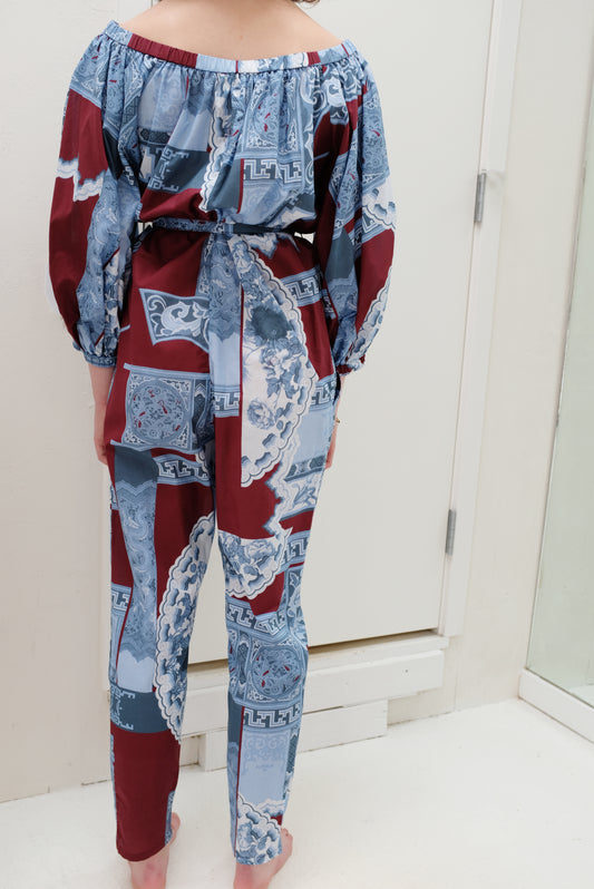 Rachel Comey Solin Jumpsuit Bordeaux