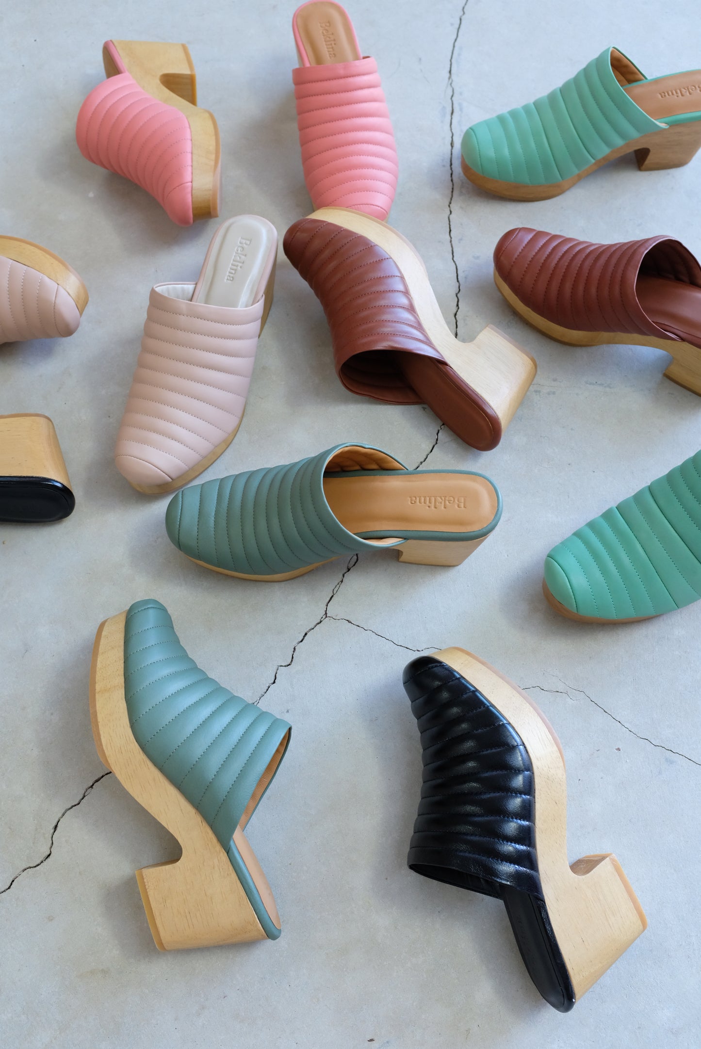 Beklina Ribbed Clog Lorikeet