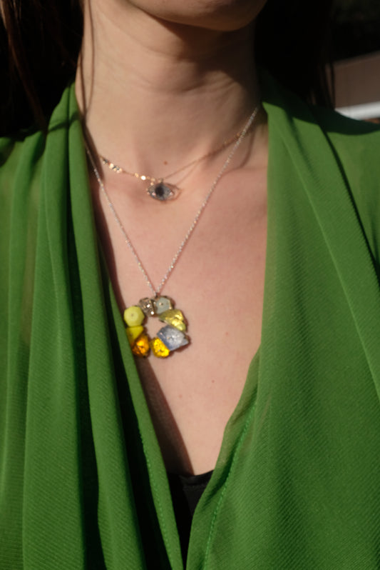 Nikki Couppee Canary Gold Necklace