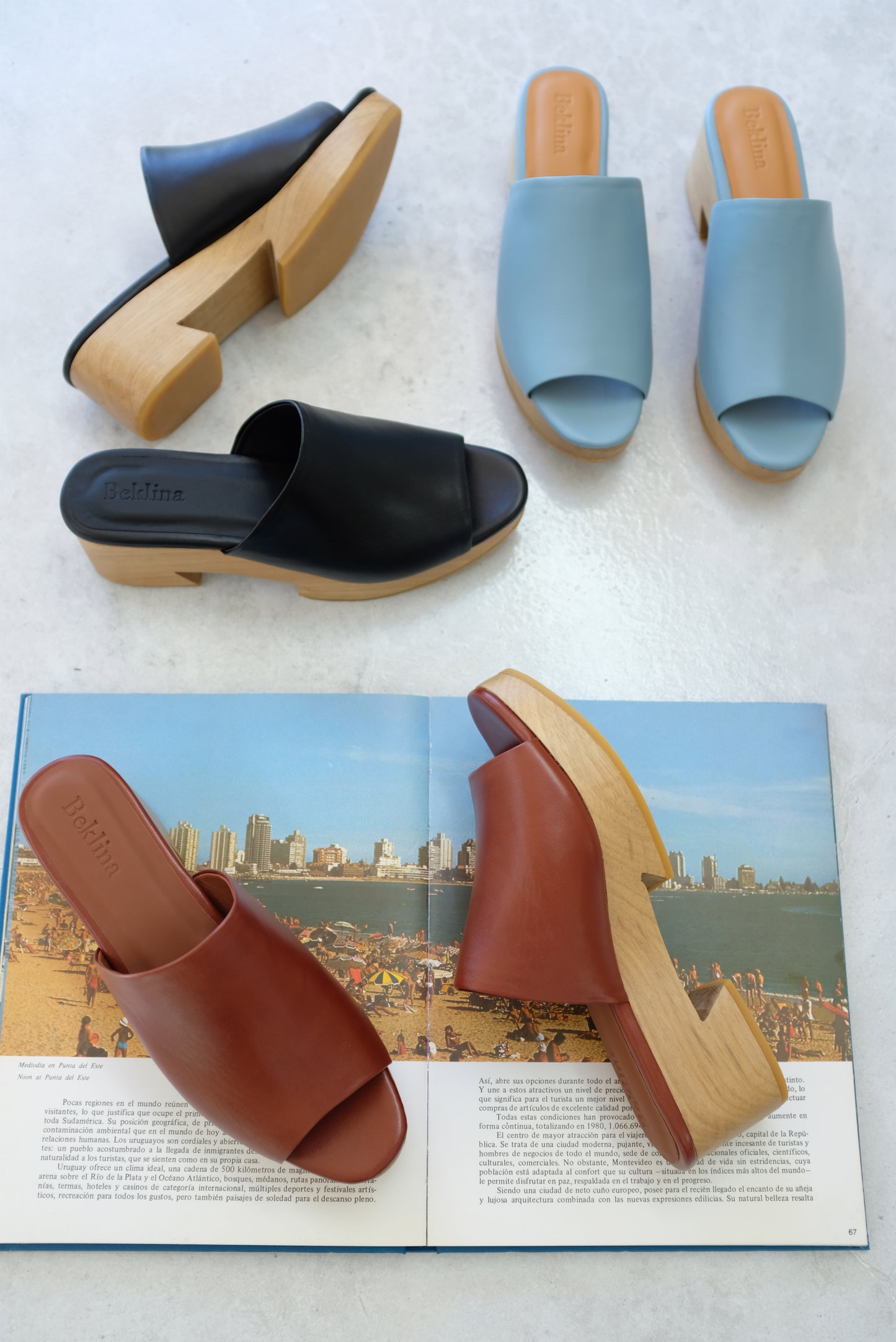 Beklina Tétouan Clog Wet Clay