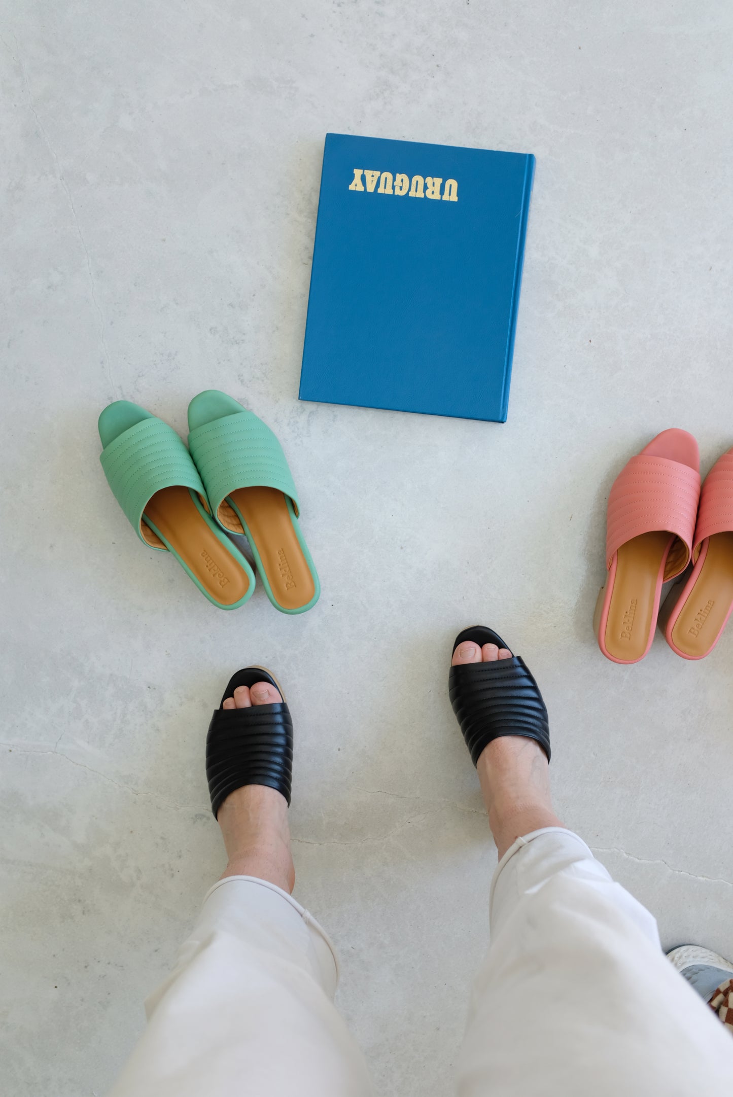 Beklina Ribbed Clog Open Toe Blush