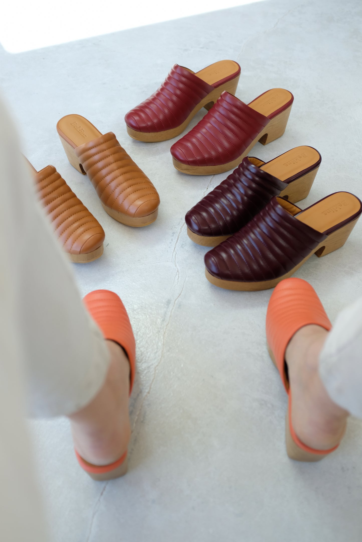 Beklina Ribbed Clog Fruit