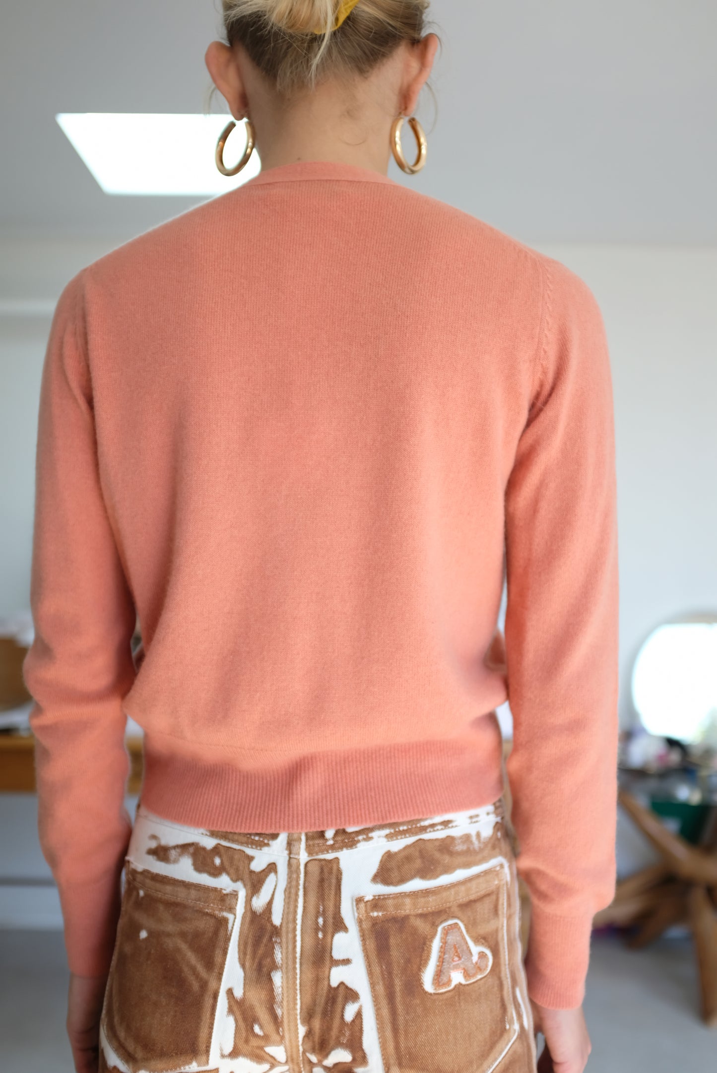 Beklina Cashmere Cardigan Apricot