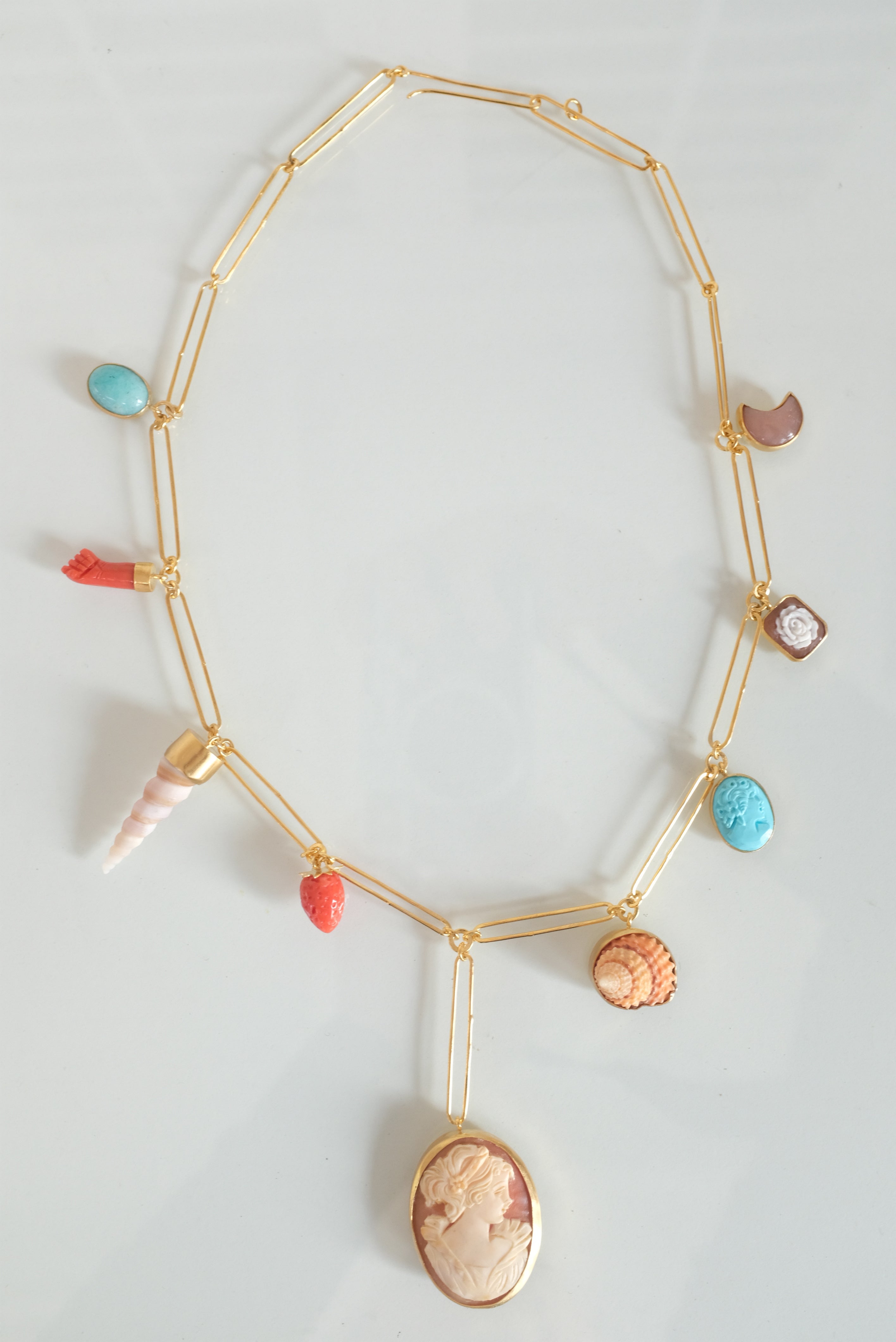 Grainne Morton Handmade Chain Charm Necklace – Beklina