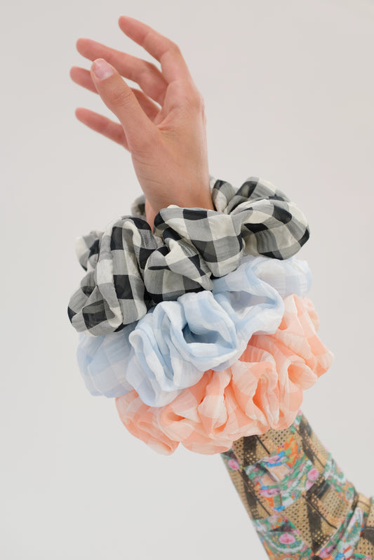 Beklina Oversized Scrunchie Gingham