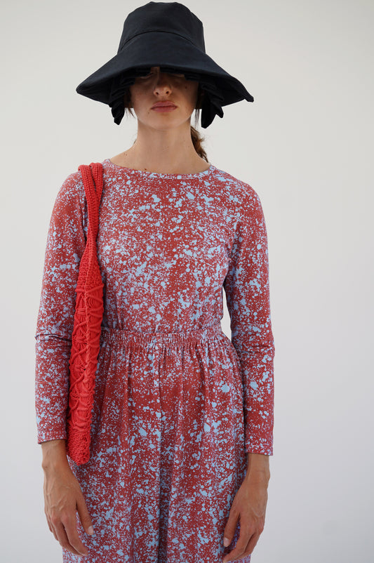 Beklina Layered Pleat Hat Black