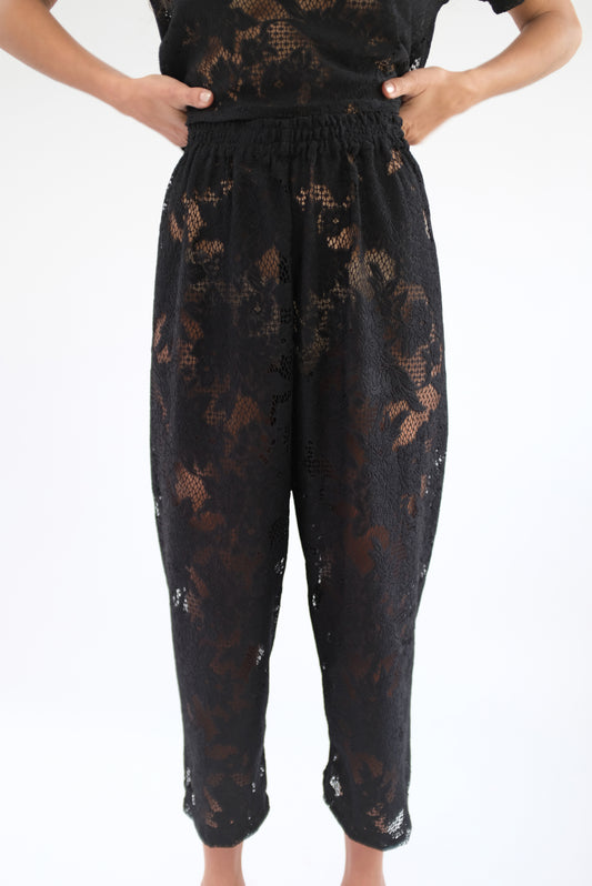 Beklina Lace Basic Pant Black