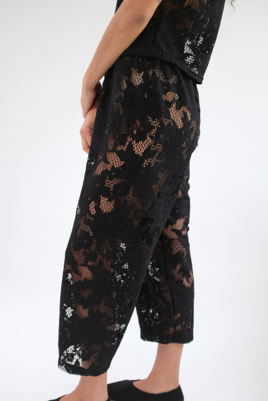 Beklina Lace Basic Pant Black