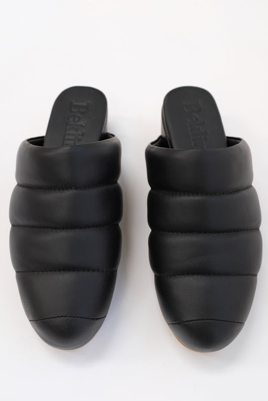 Beklina Ribbed Wedge Black