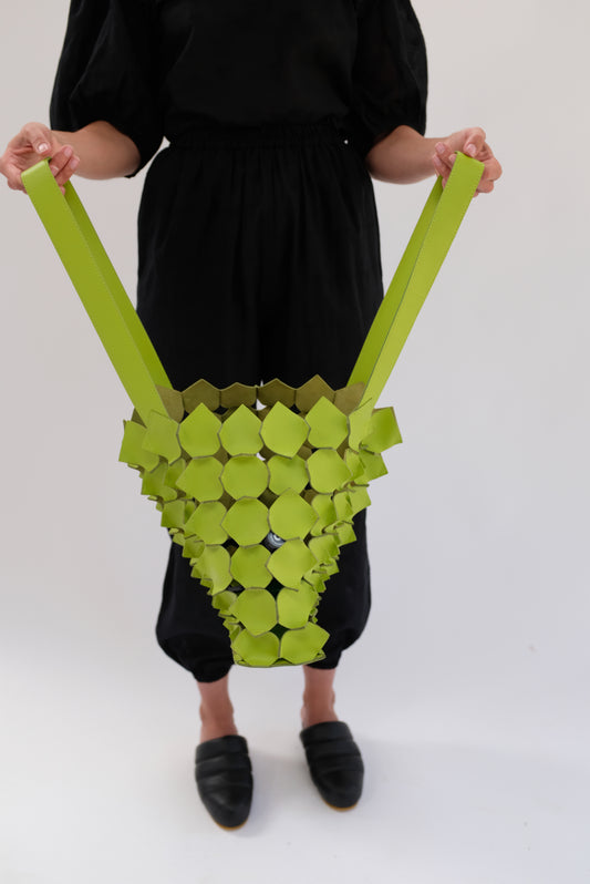 Beklina Mosaic Tote Bag Lettuce