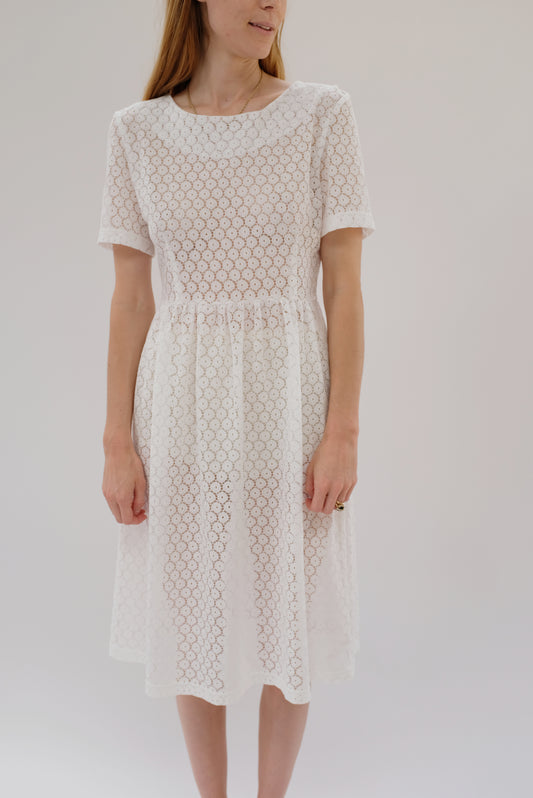 Beklina Lace La Selva Dress Ivory