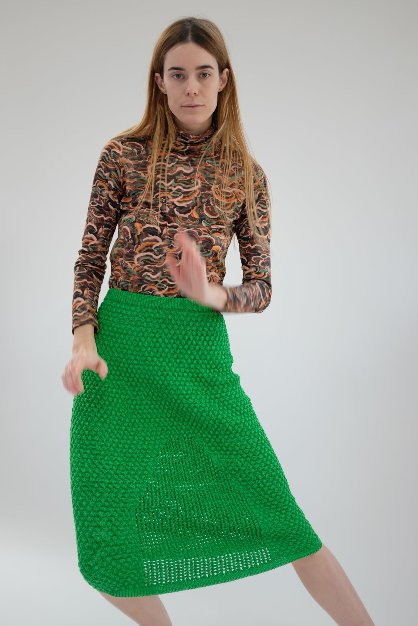 Beklina Pastiche Skirt Citrus