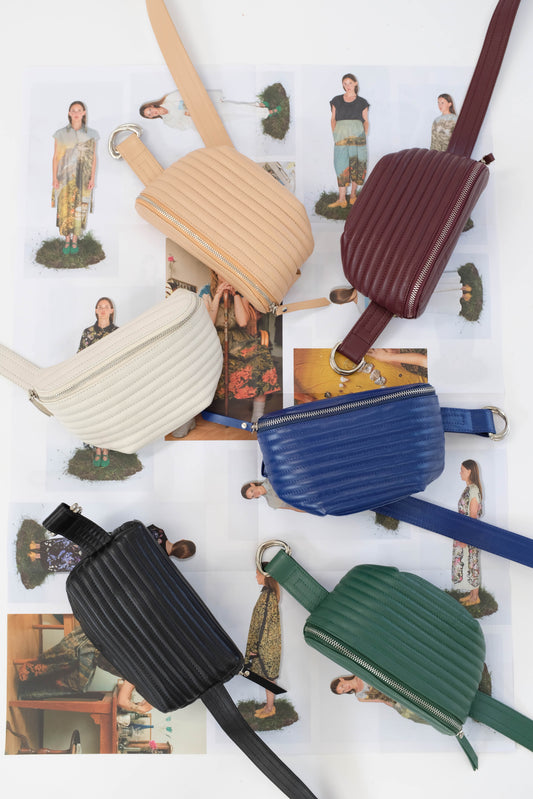 Beklina Ribbed Belt Bag