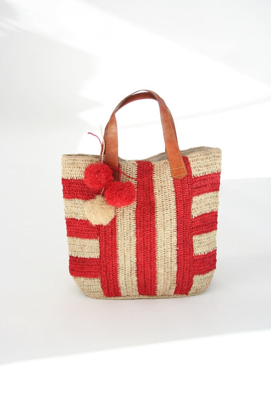 Striped Carryall Tote