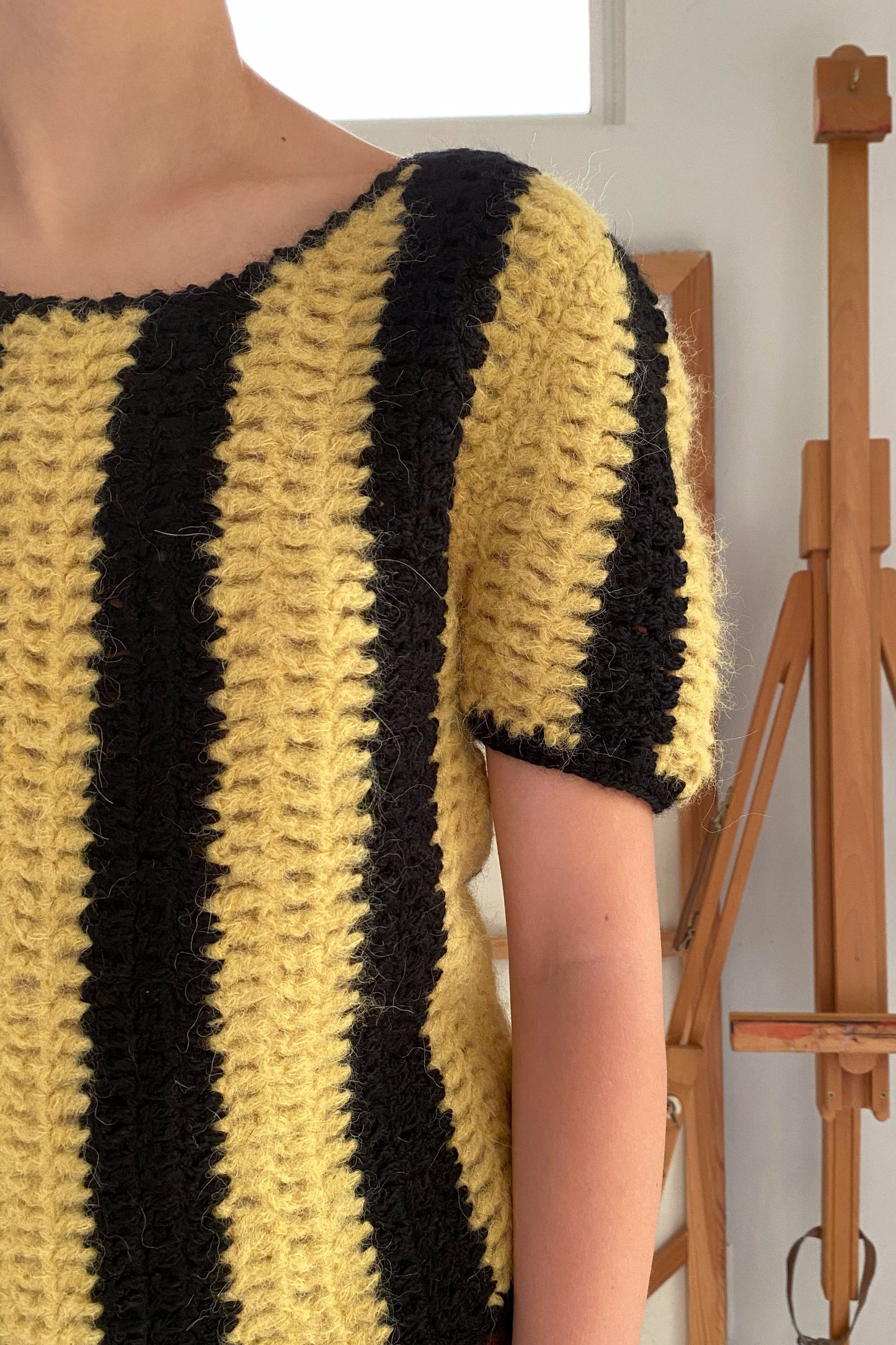 Mozh Mozh Bulu Top Yellow