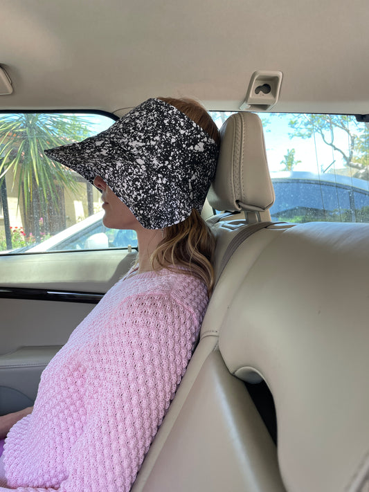 Beklina Palma Hat Splatter Black