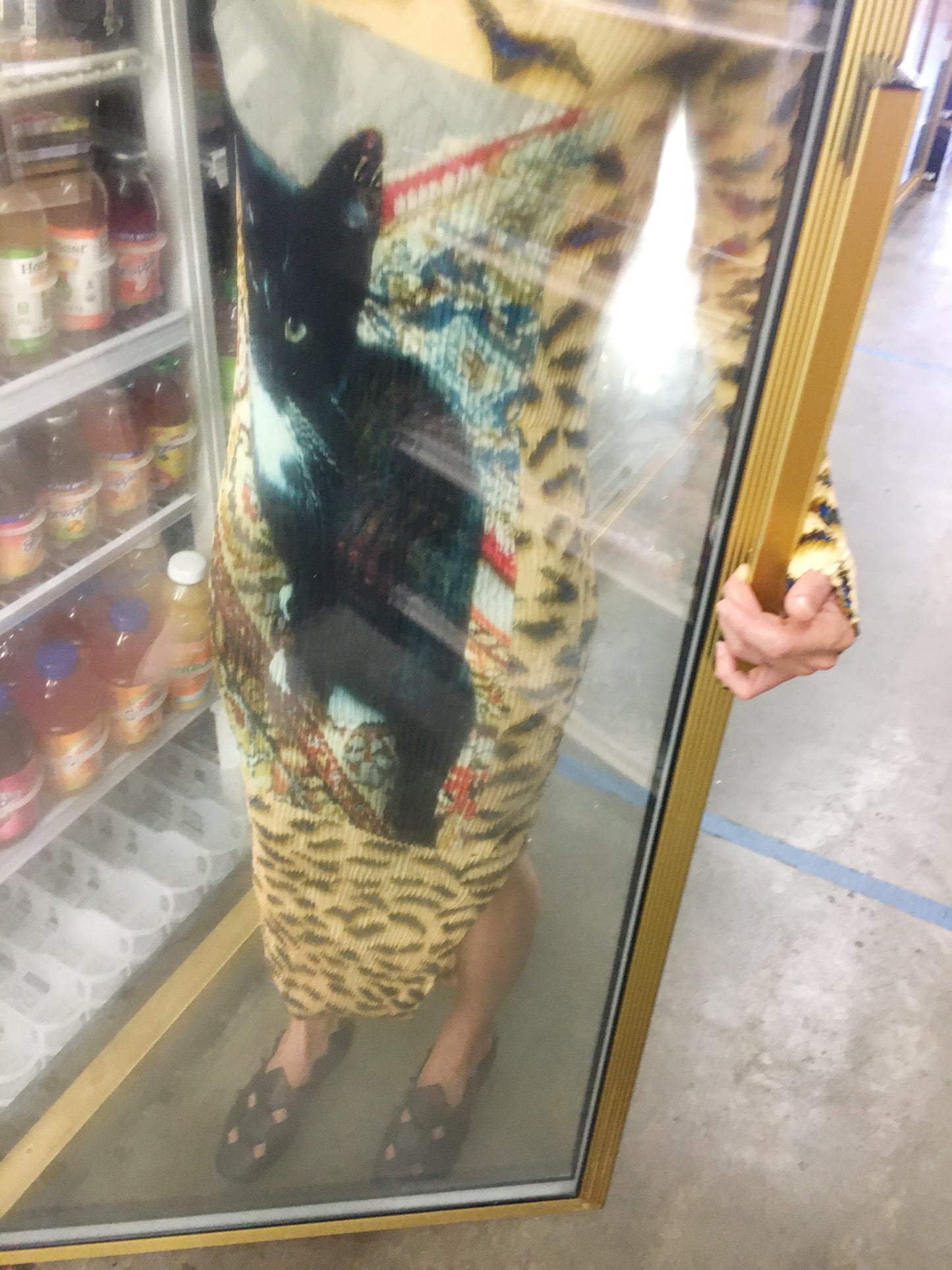 Beklina Square Pieced Flats Black