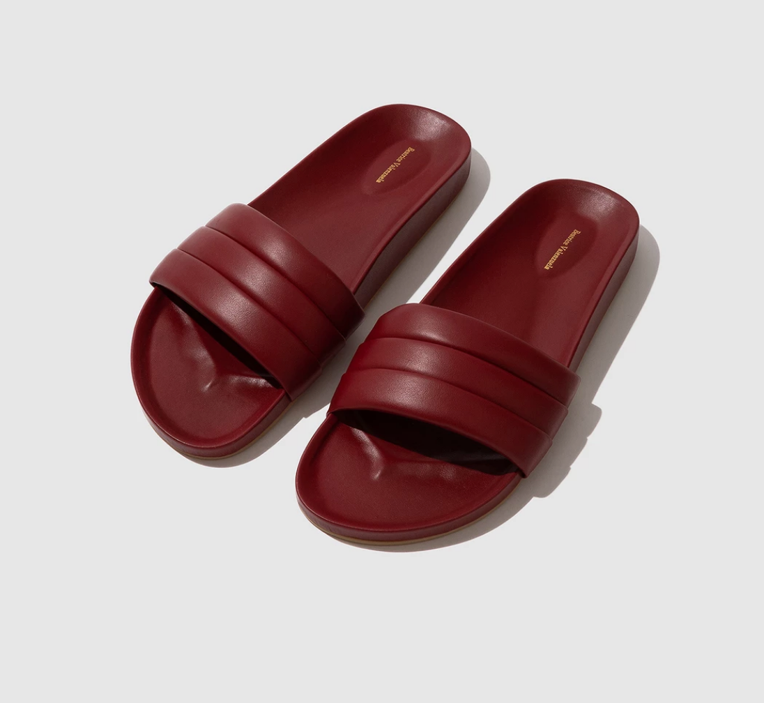 Beatrice Valenzuela Monocolor Sandalia Bordeaux