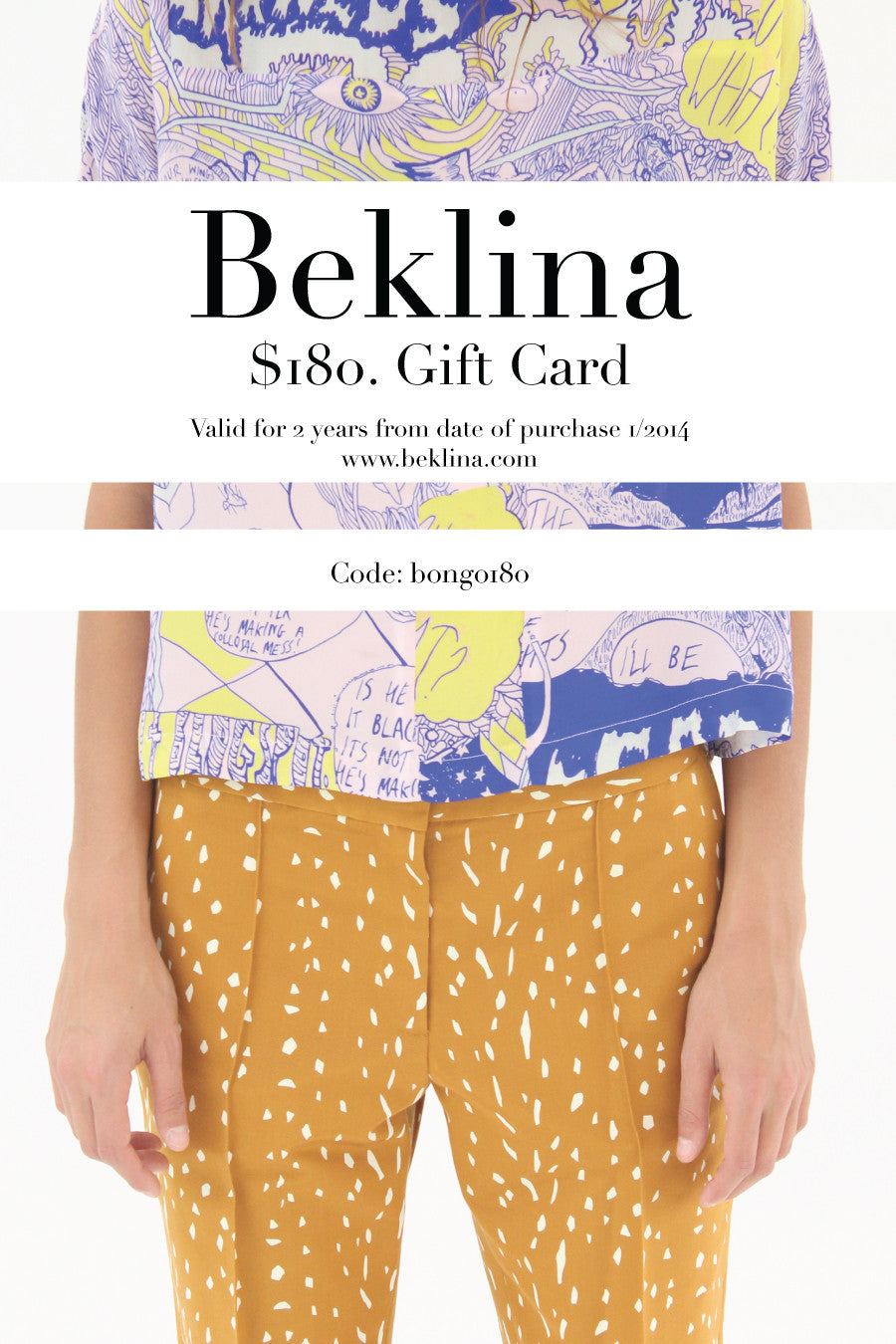 Beklina Gift Card