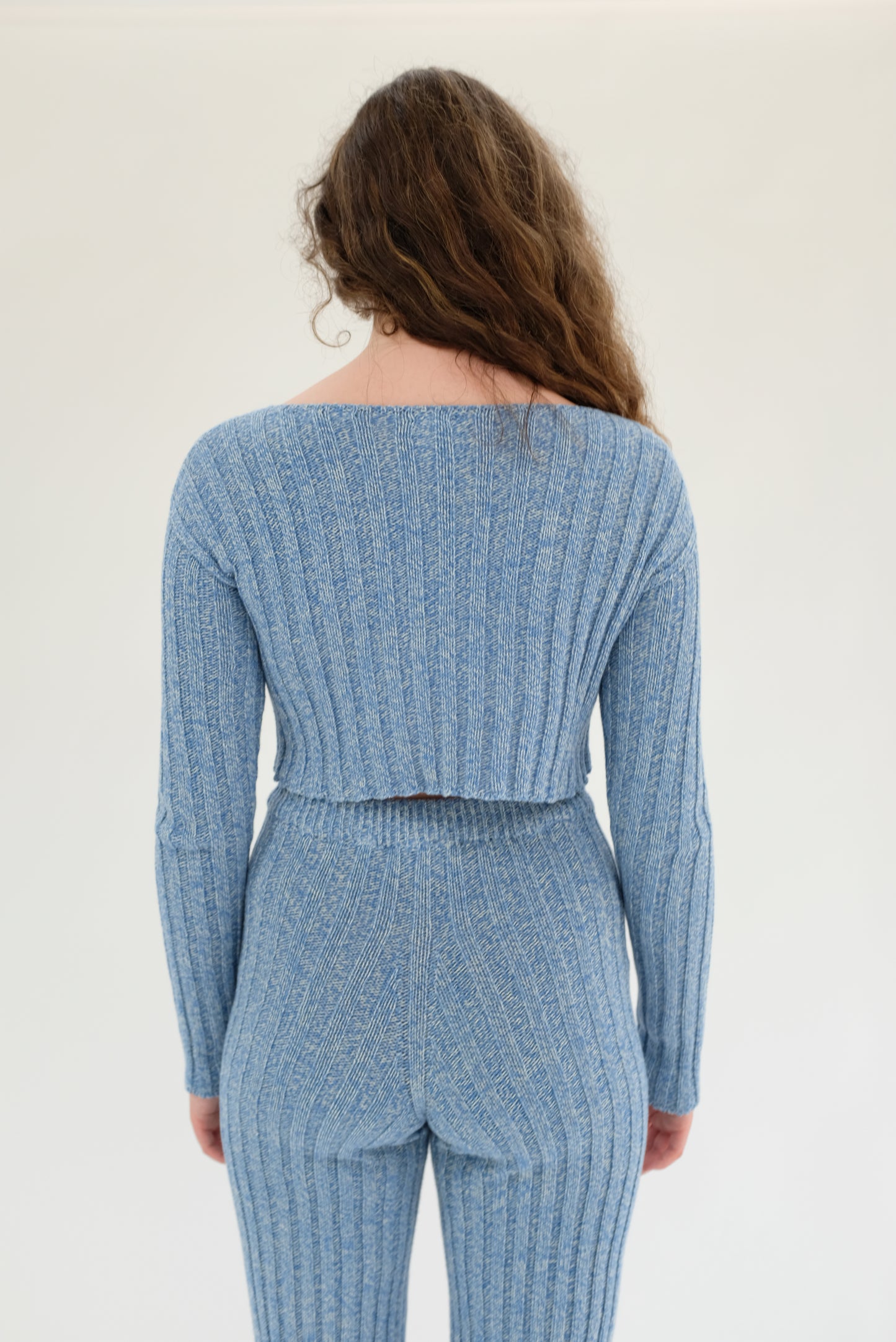 Baserange Macau Sweater Blue Melange