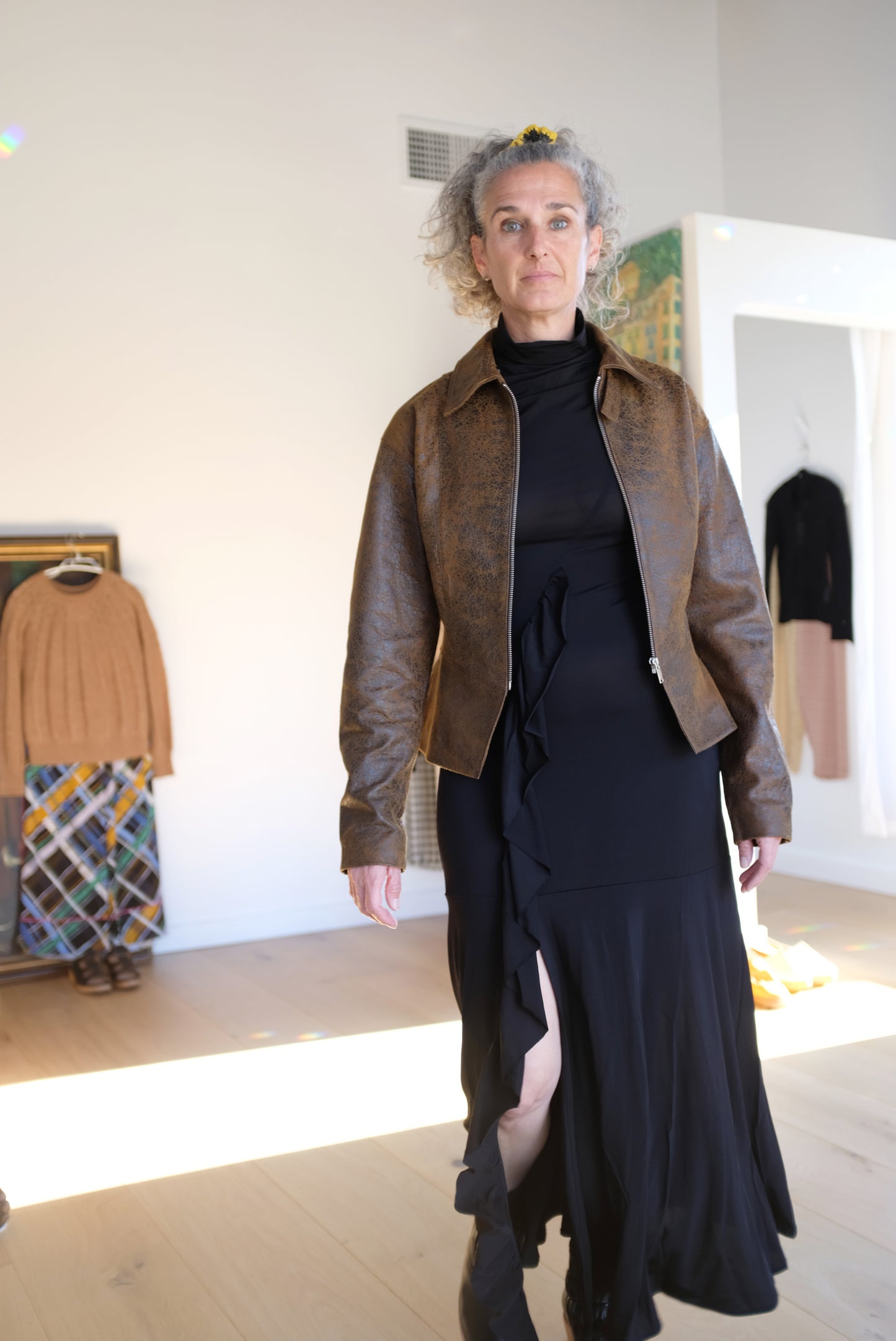 Paloma Wool Fabia Leather Jacket