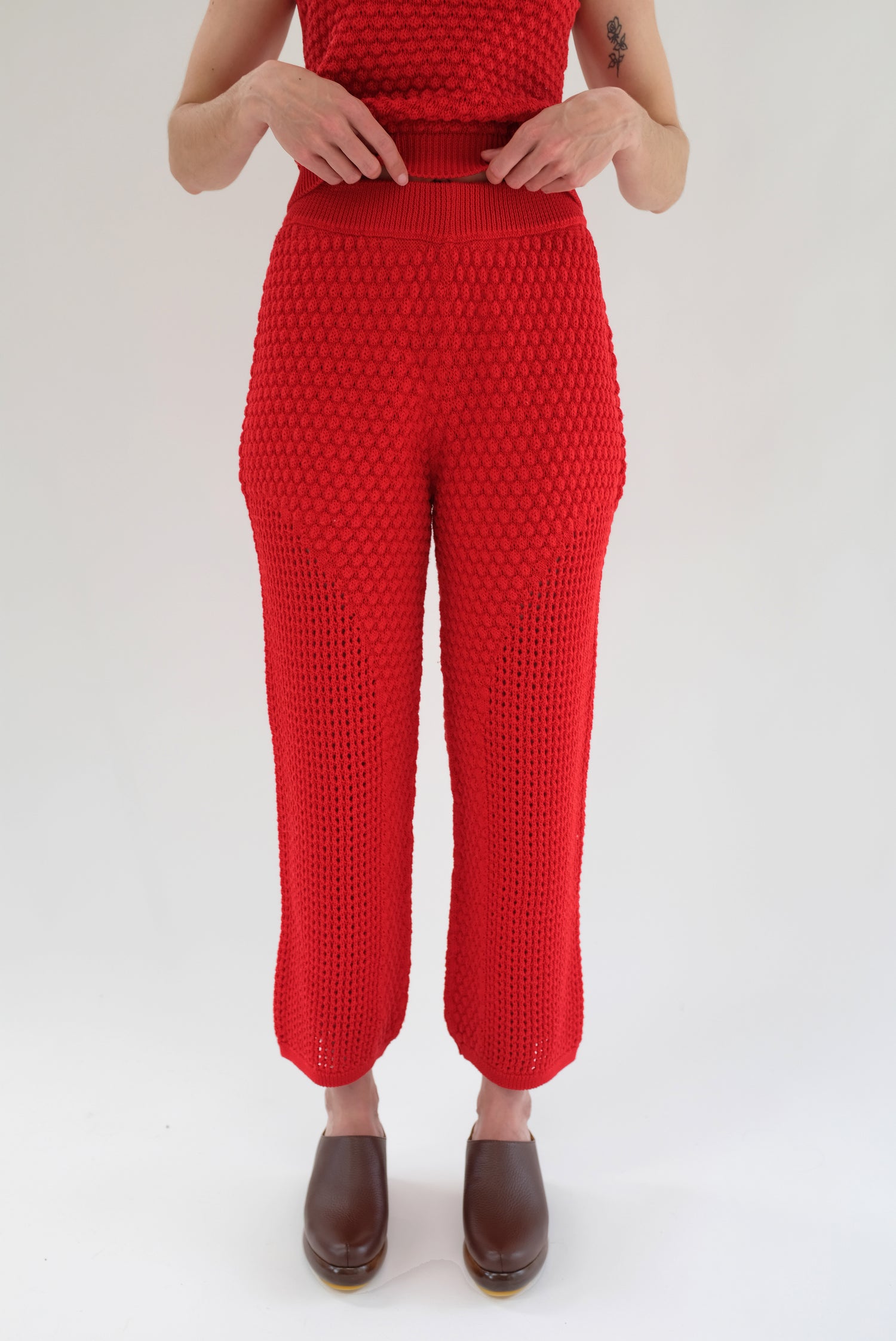 Beklina Cupola Knit Trouser Chili