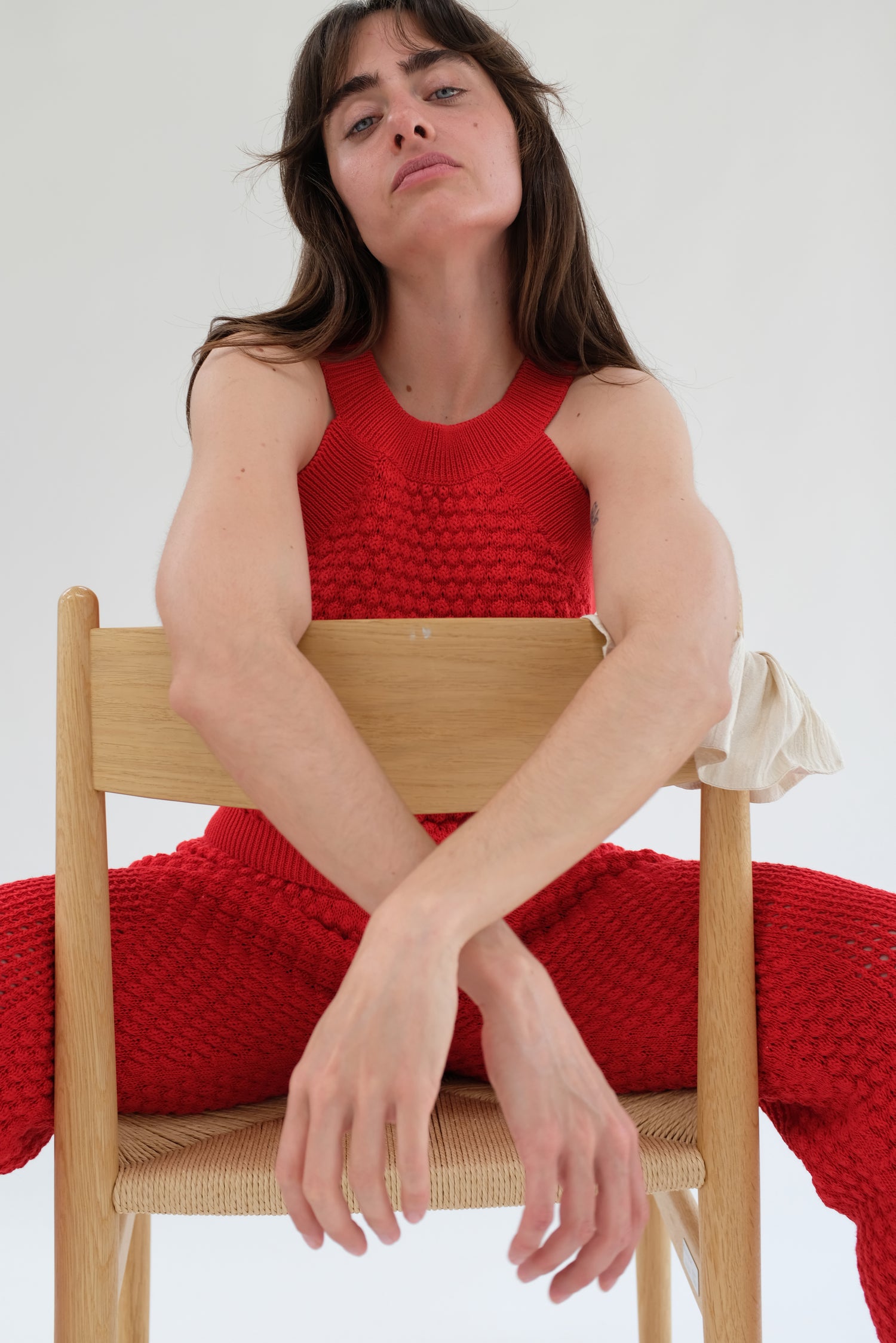Beklina Cupola Knit Trouser Chili