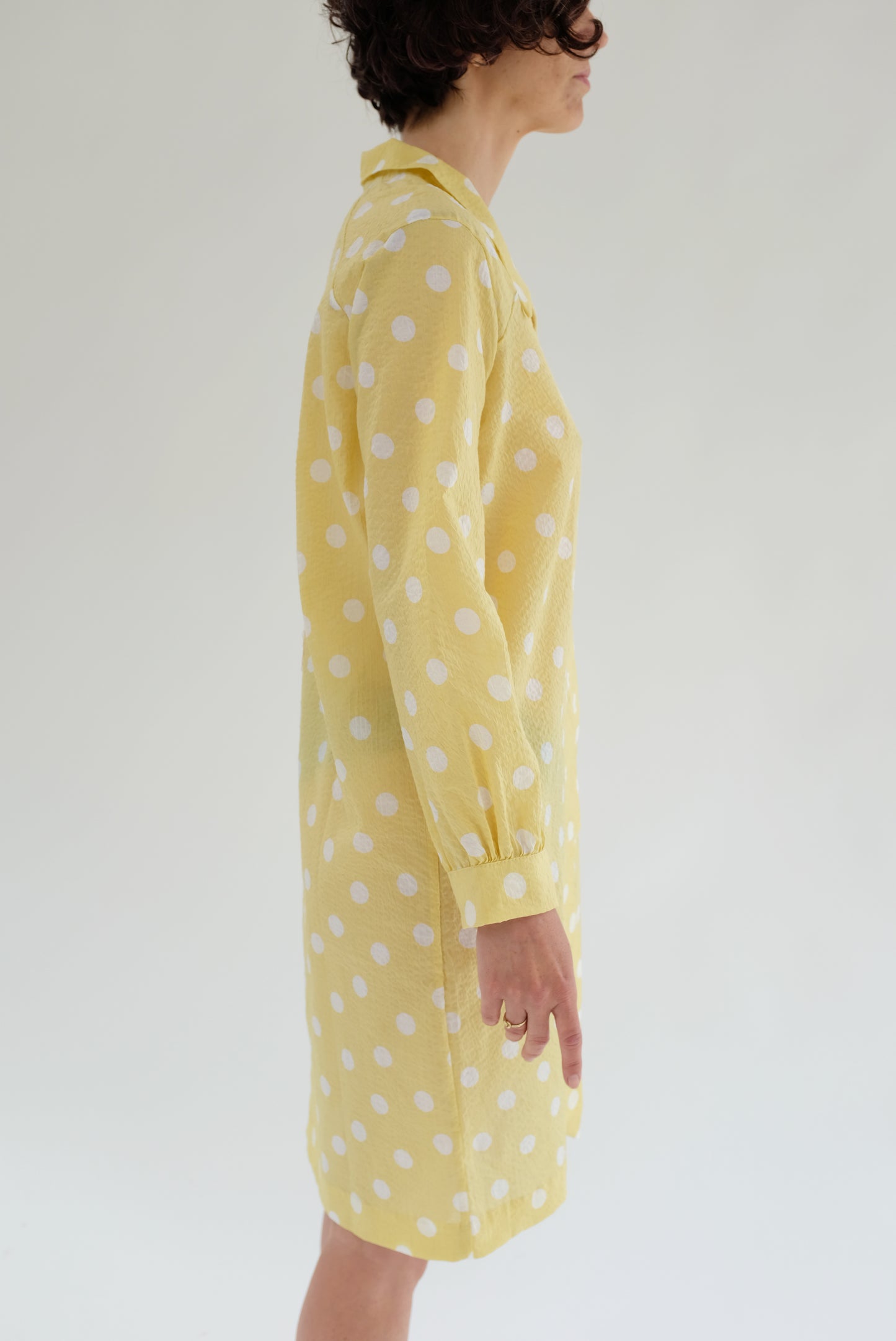 Beklina Deco Dress Yellow Polka Dot